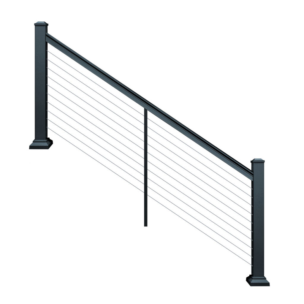 Horizontal Cable Railing - Deck+Railing